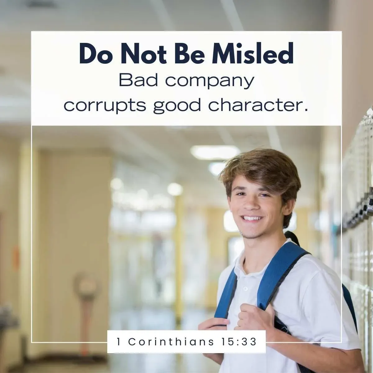 1 Corinthians 15:33 Bible verse for teens