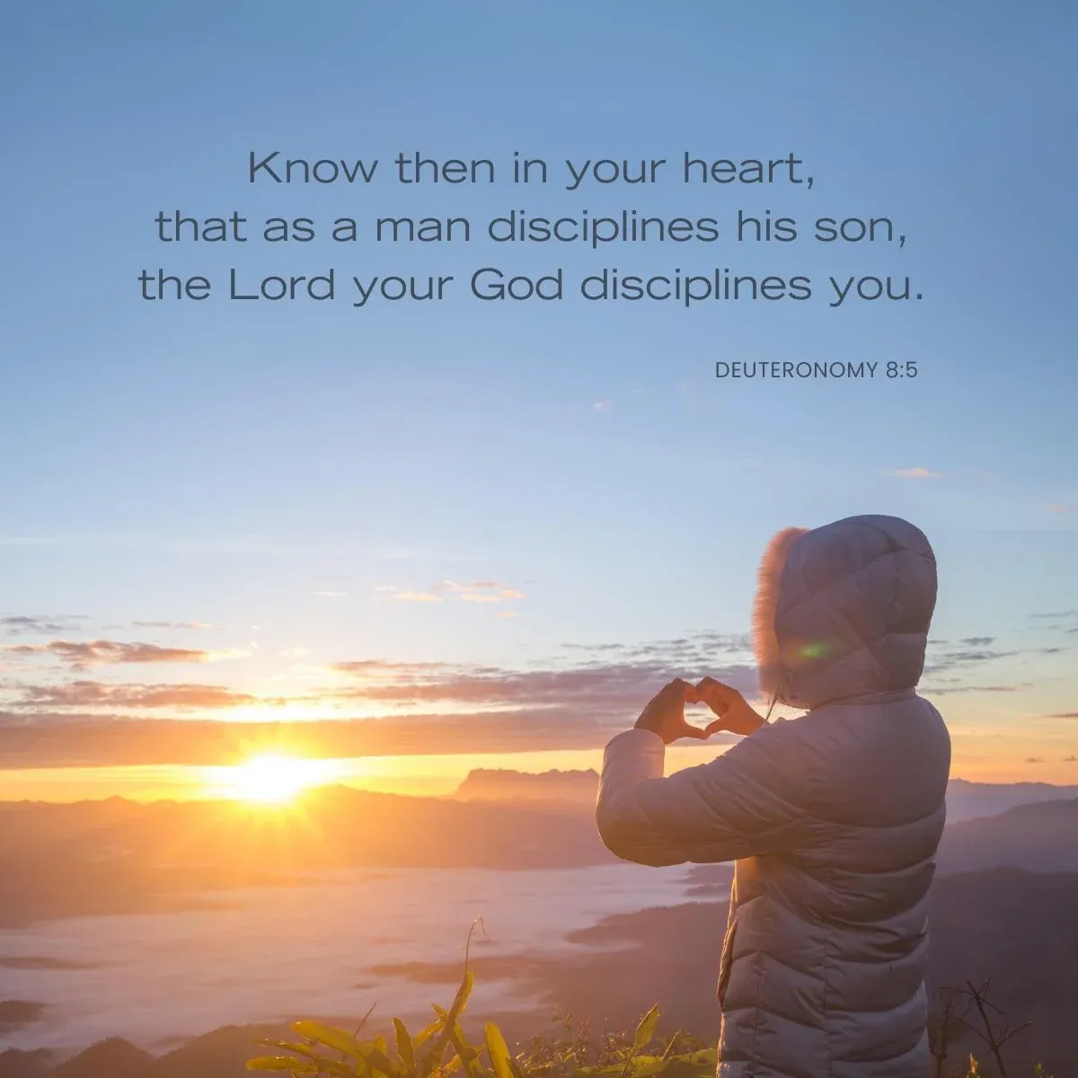Deuteronomy 8:5 Bible verse about discipline