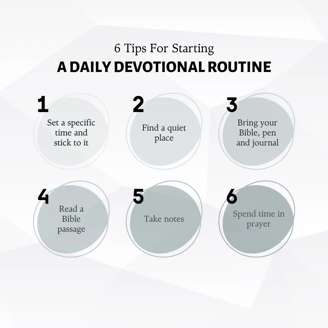6 Tips For Starting a Daily Devotional Routine