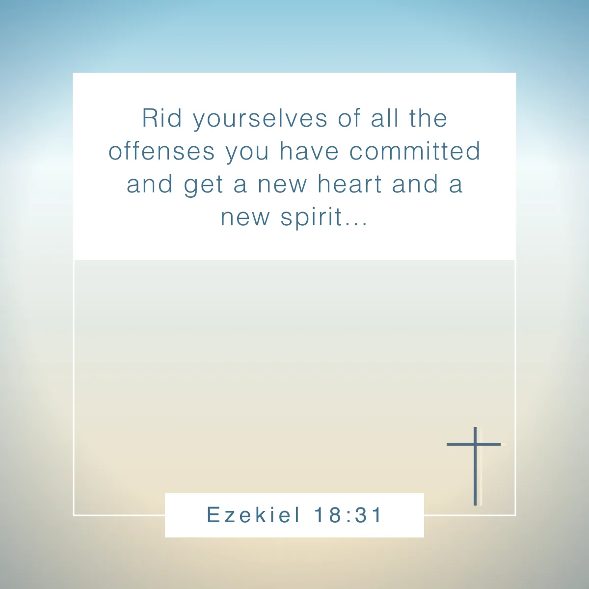 Ezekiel 18:31 Bible verse about a heart of stone