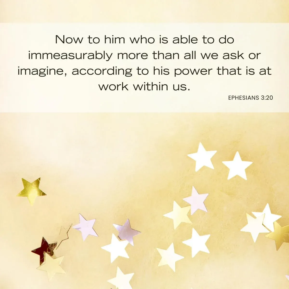 Ephesians 3:20 Bible verse about accomplishments