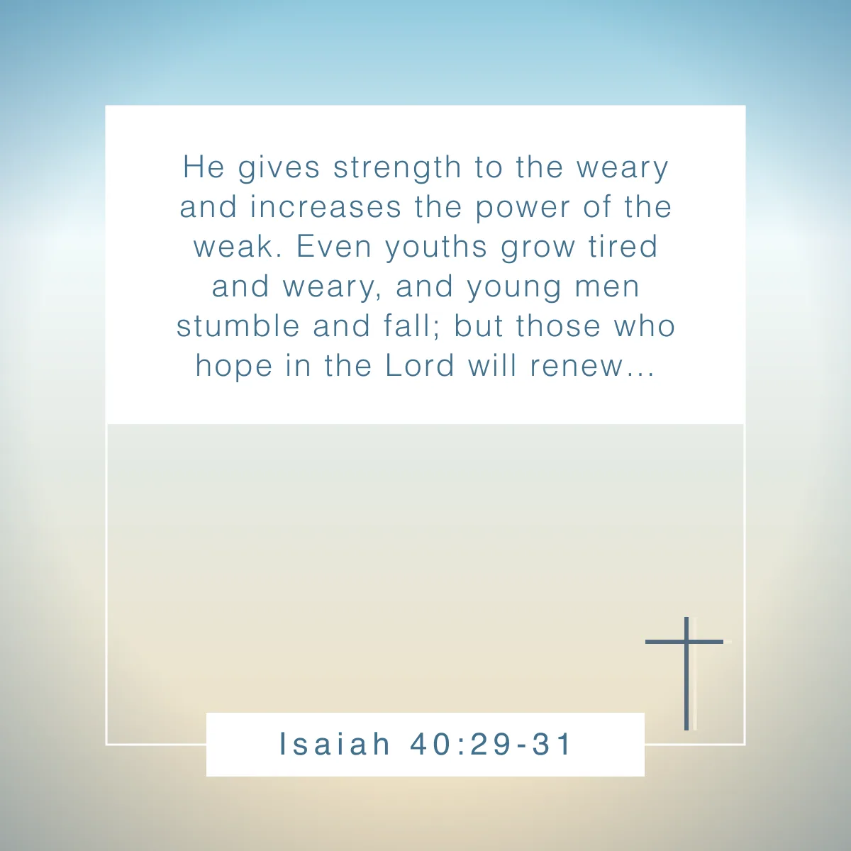 Isaiah 40:29-31 Bible verse about accomplishments