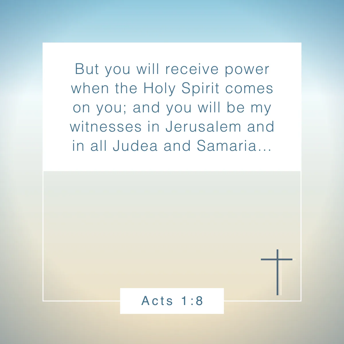 Acts 1:8 Bible verse about adventure