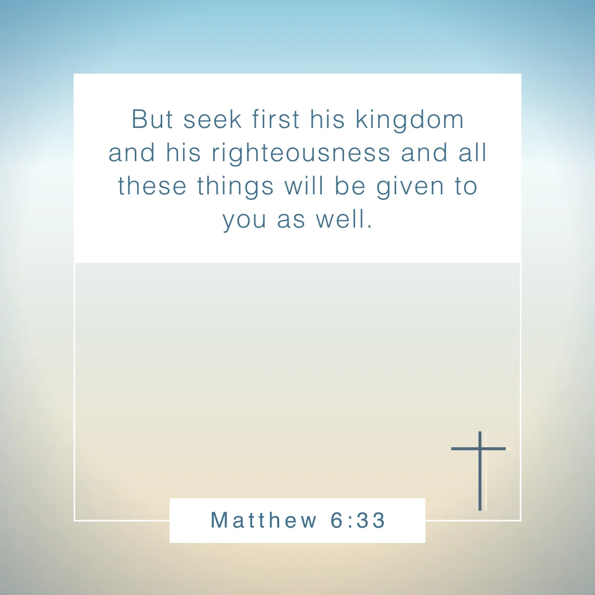 Matthew 6:33 Bible verse about adventure