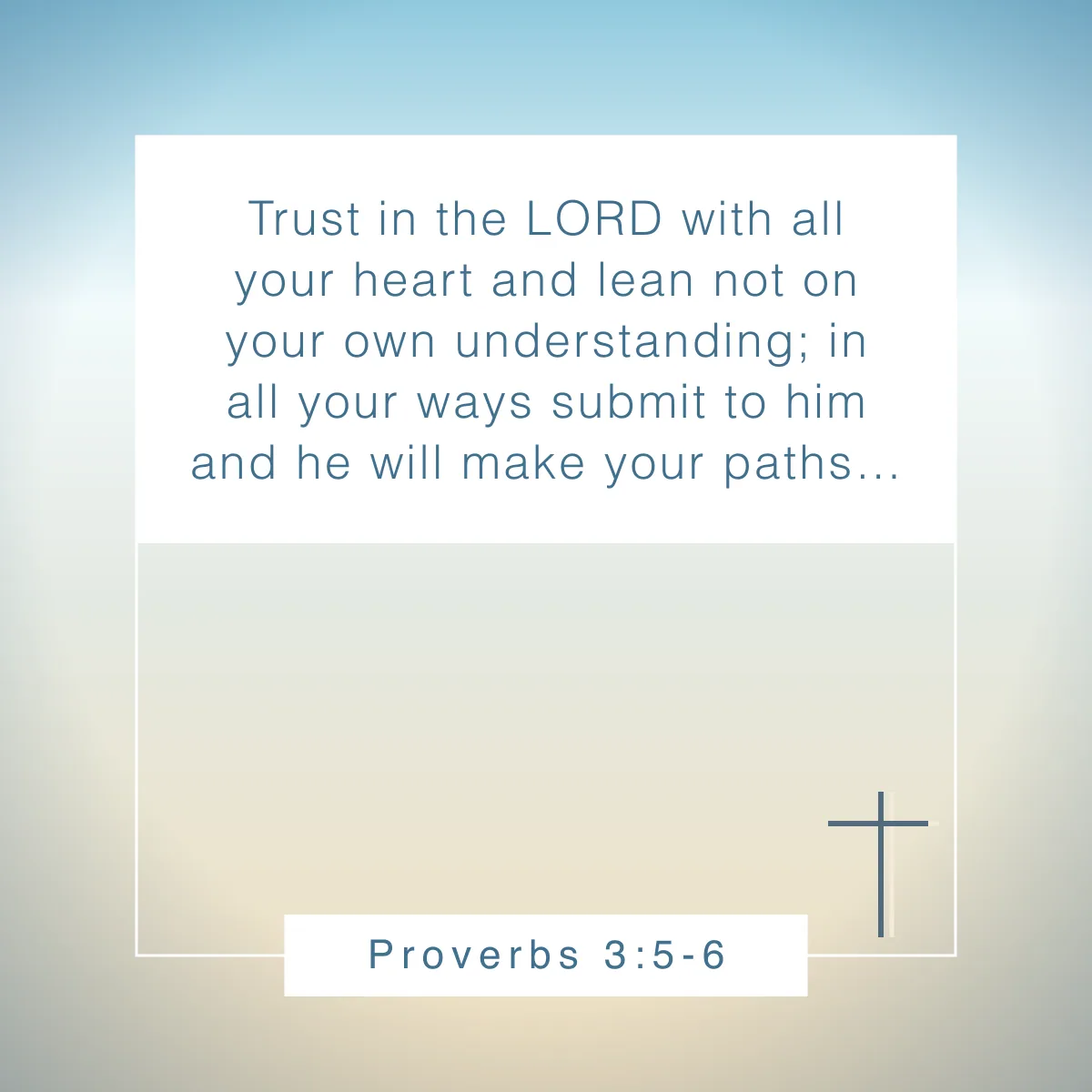 Proverbs 3:5-6 Bible verse about adventure