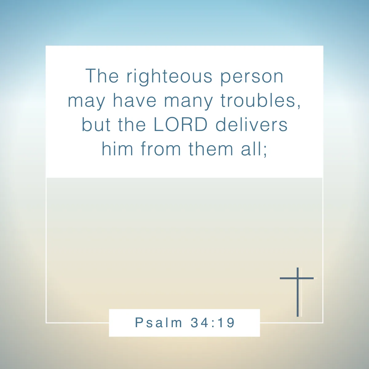 Psalm 34:19 Bible verse about brokenness
