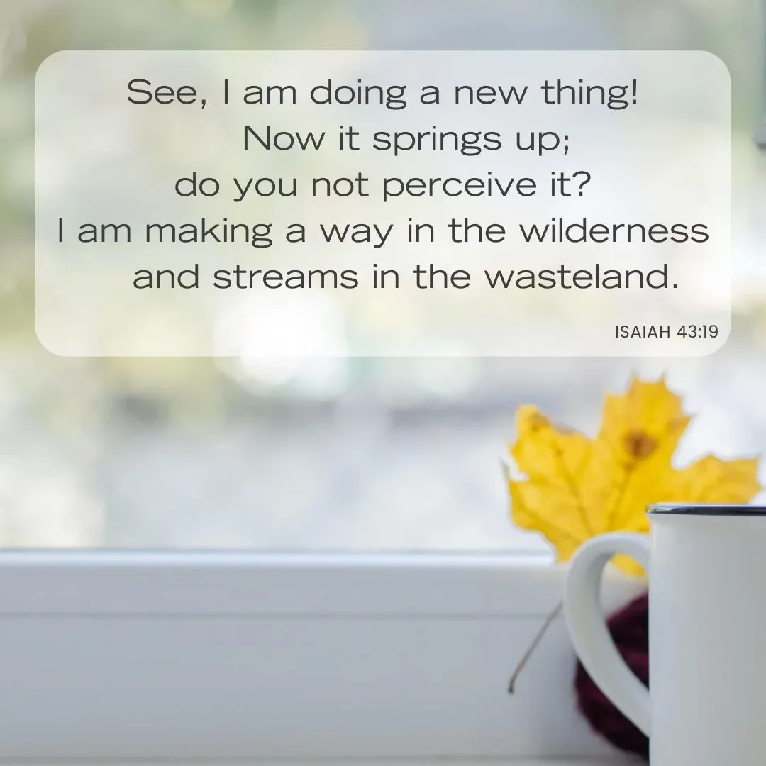 Isaiah 43:19 Bible verse about change