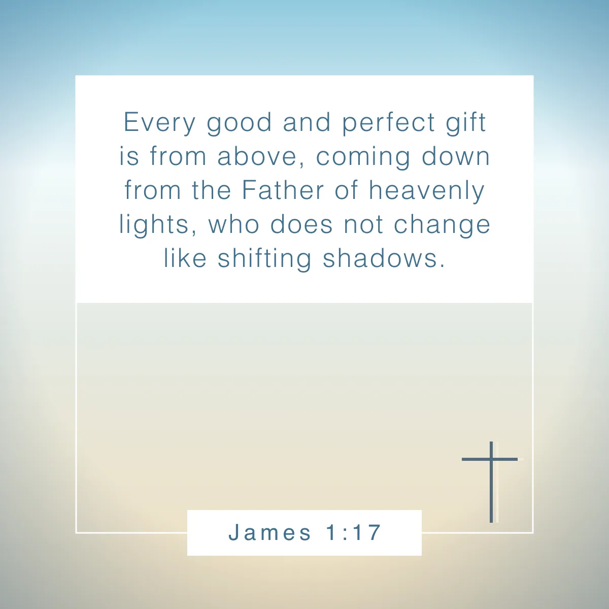 James 1:17 Bible verse about change