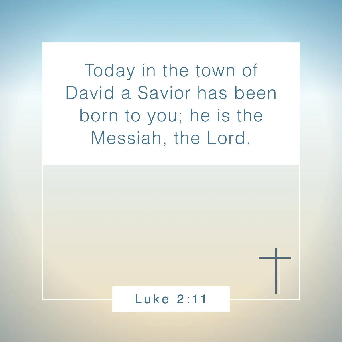 Luke 2:11 Bible verse about Christmas
