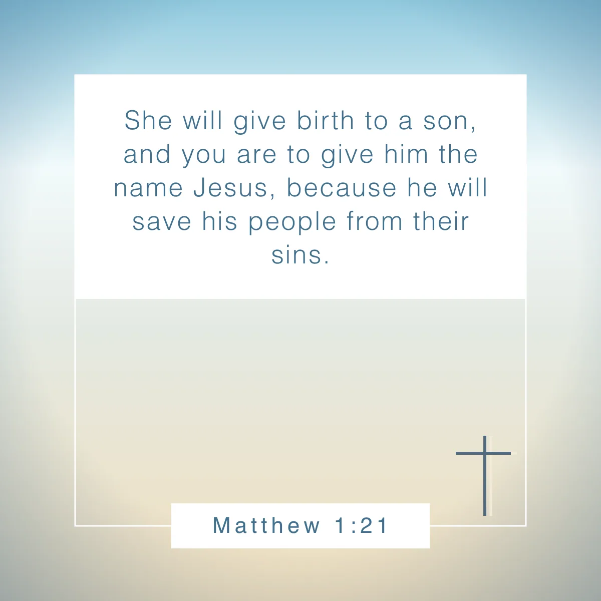 Matthew 1:21 Bible verse about Christmas
