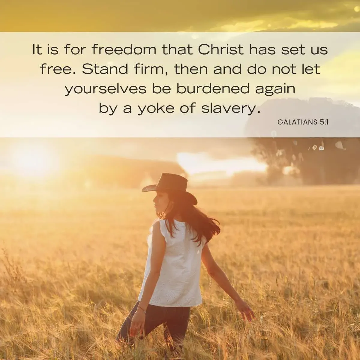Bible verses about convictions Galatians 5:1