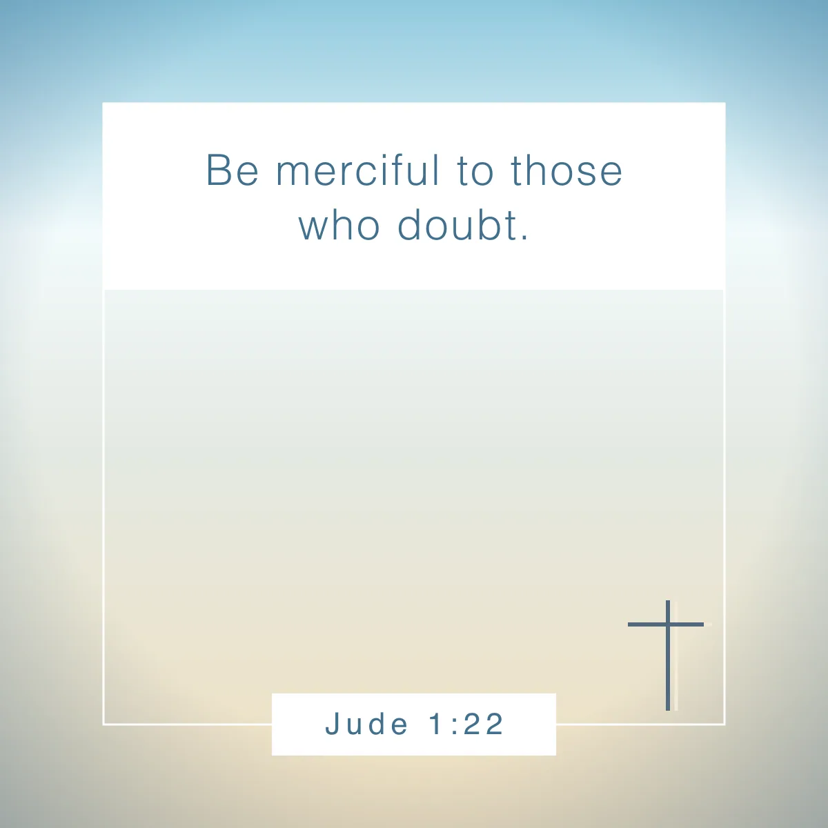 Jude 1:22 Bible verse about doubt