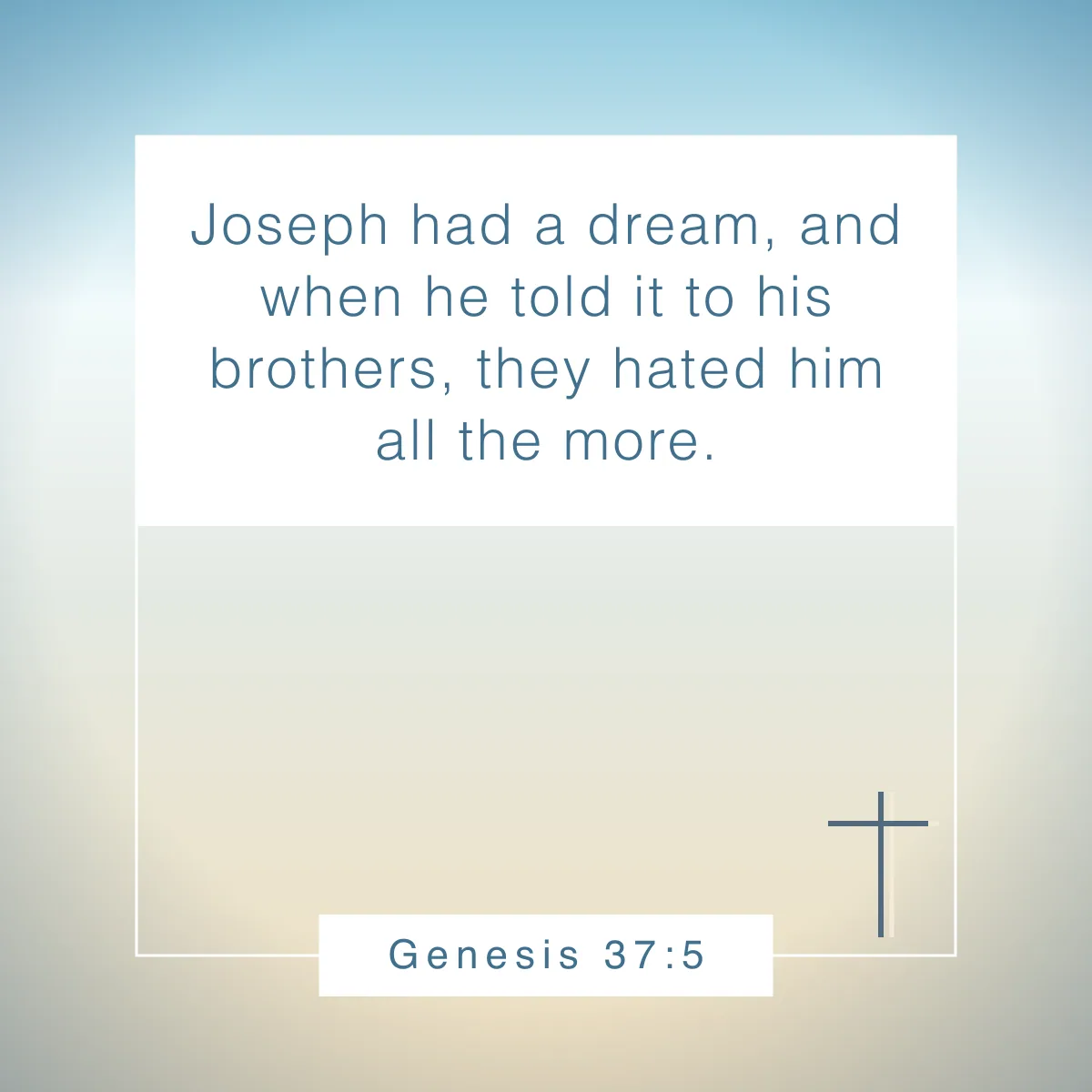 Genesis 37:5 Bible verse about dreams