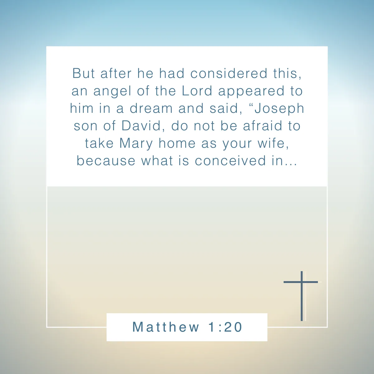 Matthew 1:20 Bible verse about dreams