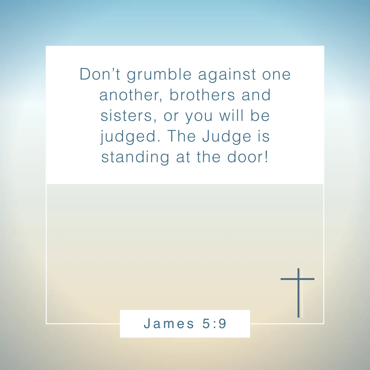 James 5:9 Bible verse about envy