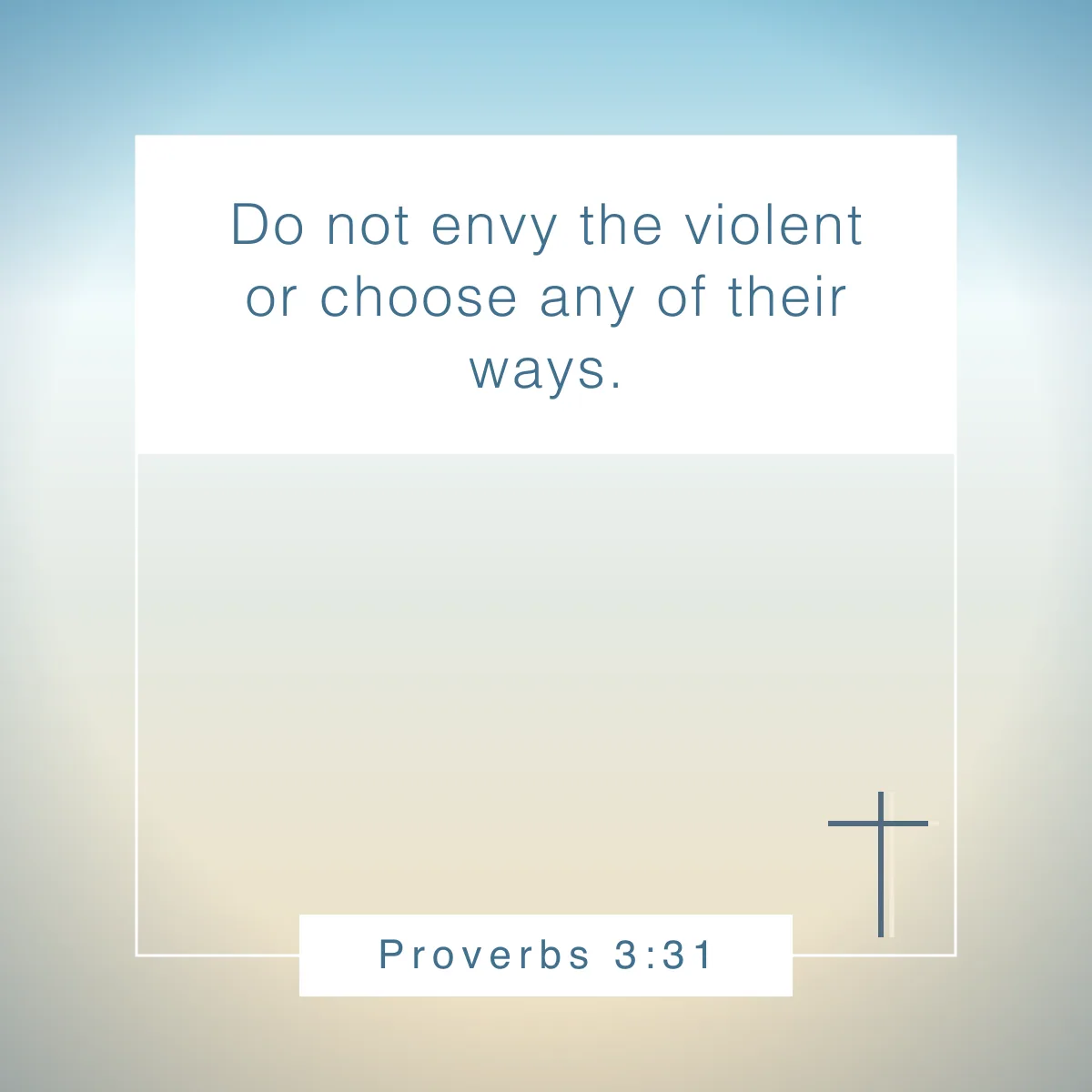 Proverbs 3:31 Bible verse about envy