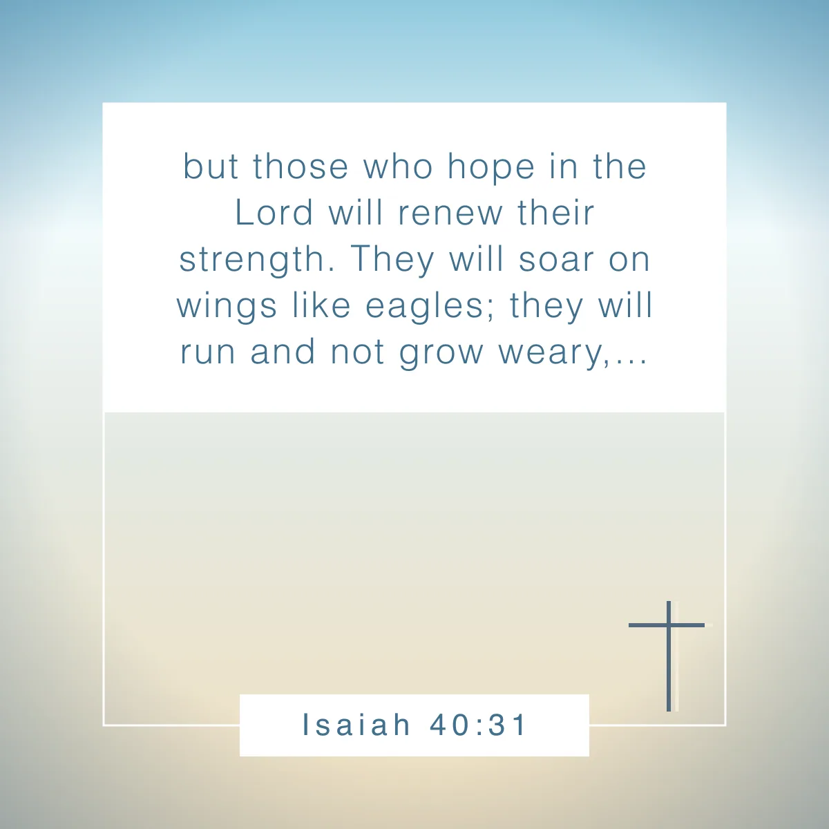 Isaiah 40:31 Bible verse about exercise