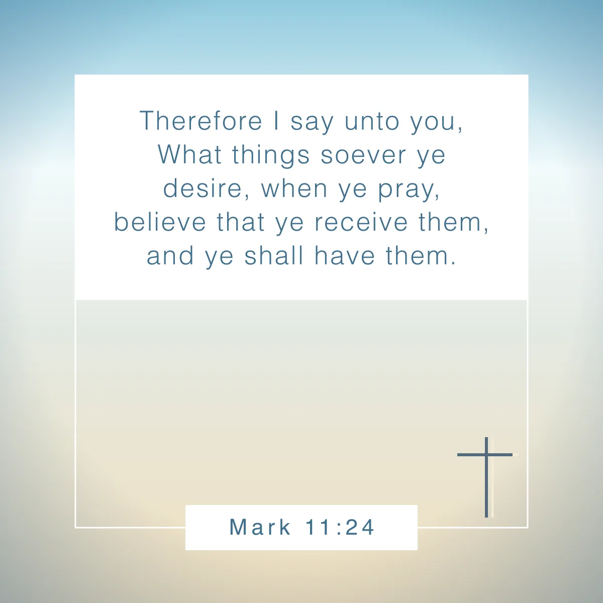 Mark 11:24 Bible verse about faith