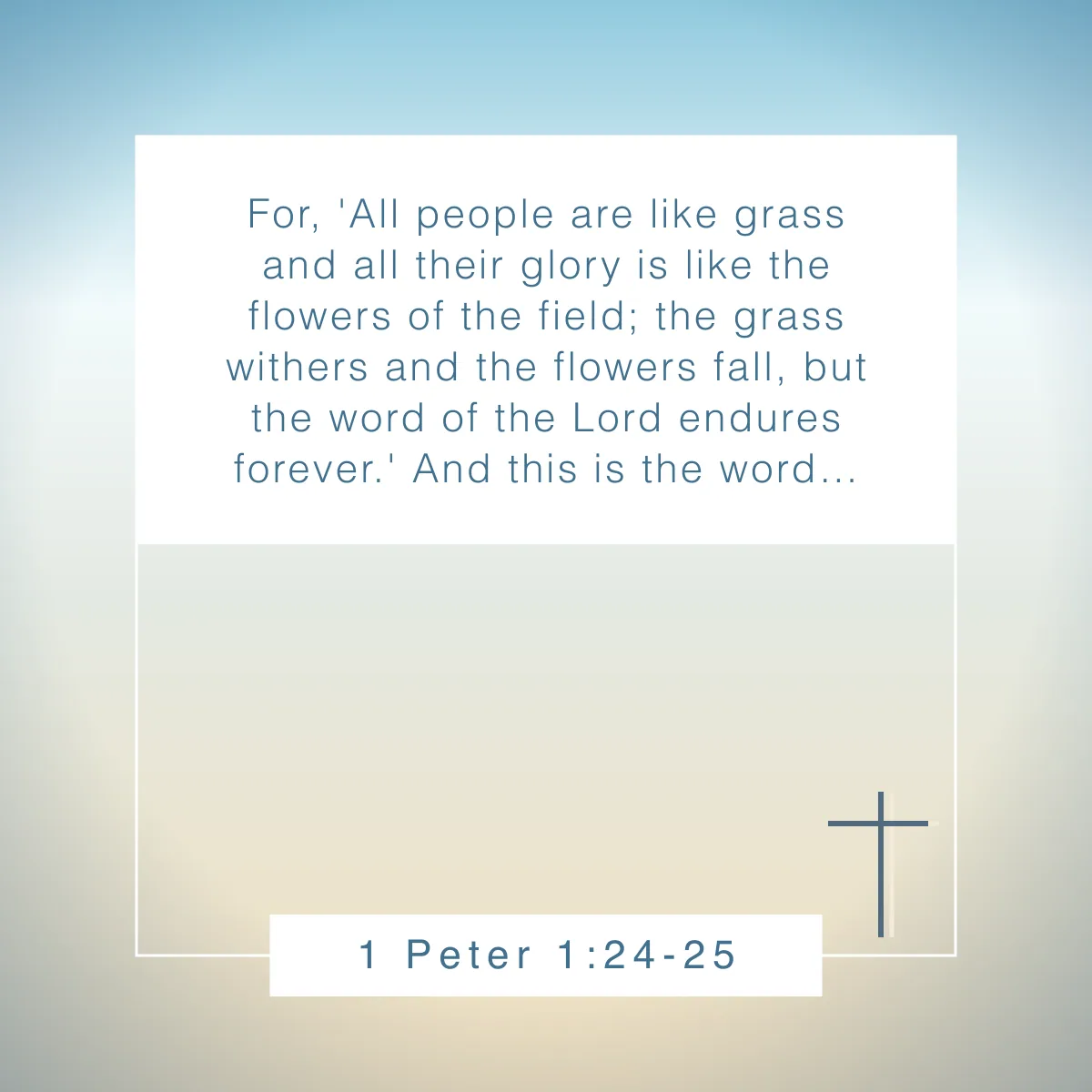 1 Peter 1:24-25 Bible verse about flowers