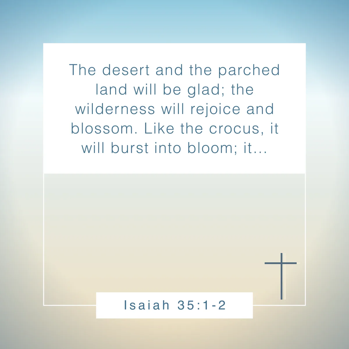 Isaiah 35:1-2 Bible verse about flowers