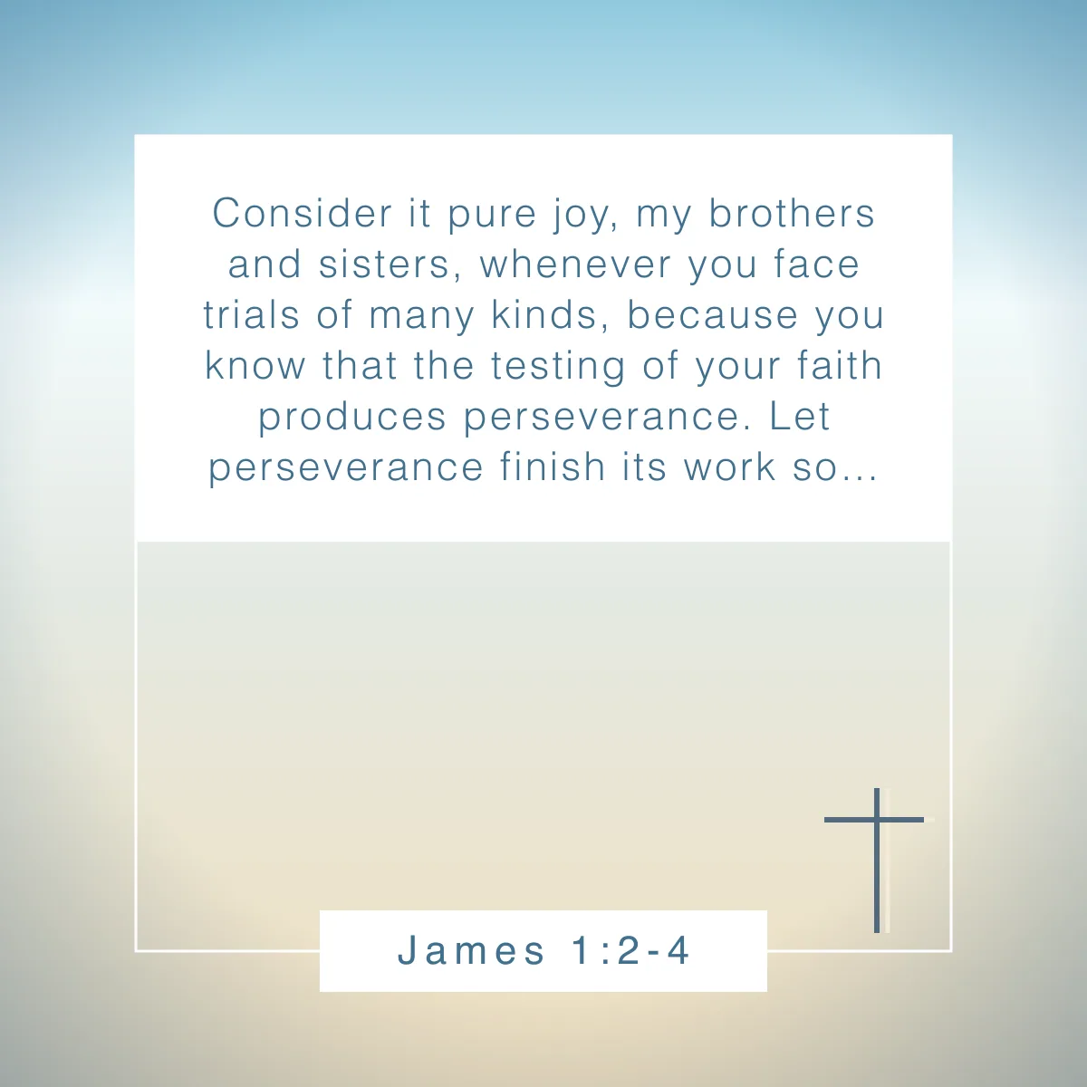James 1:2-4 Bible verse about flowers