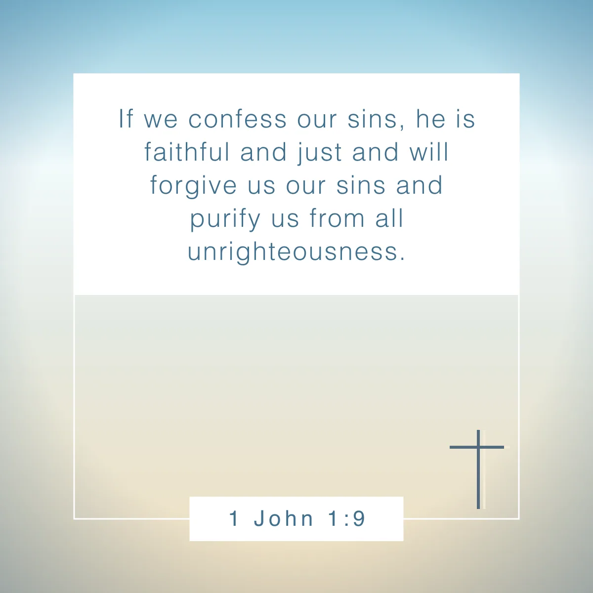 1 John 1:9 Bible verse about forgiveness