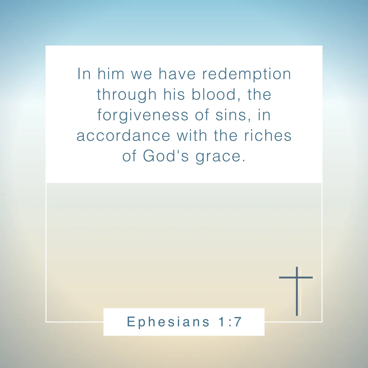 Ephesians 1:7 Bible verse about forgiveness