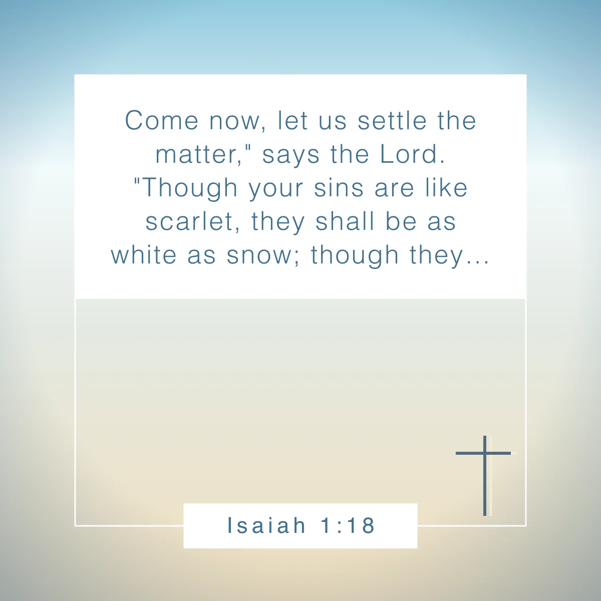 Isaiah 1:18 Bible verse about forgiveness
