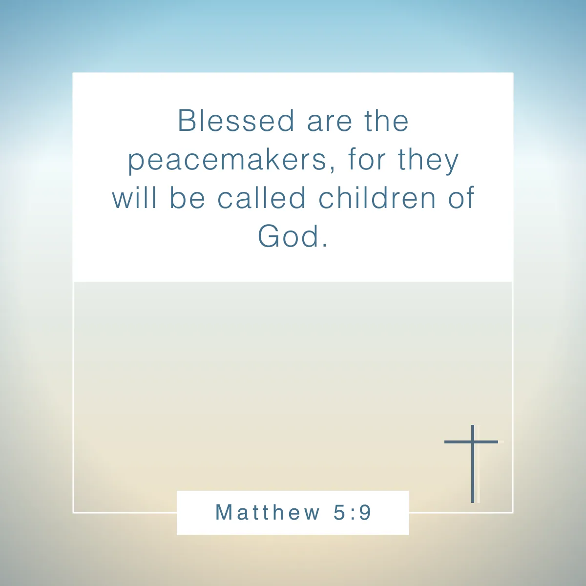 Matthew 5:9 Bible verse about forgiveness