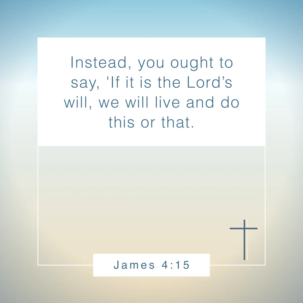 James 4:15 Bible verse about God's will