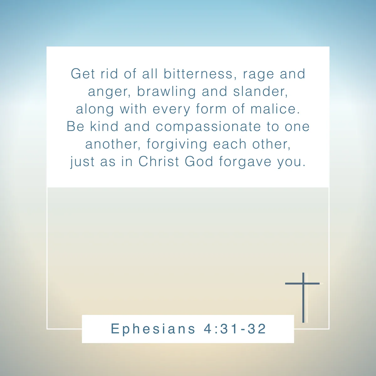 Ephesians 4:31-32 Bible verse about holding grudges and embracing forgiveness