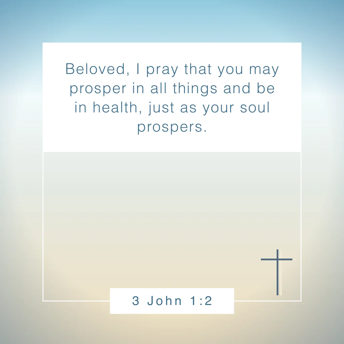 3 John 1:2 Bible verse about holistic healing