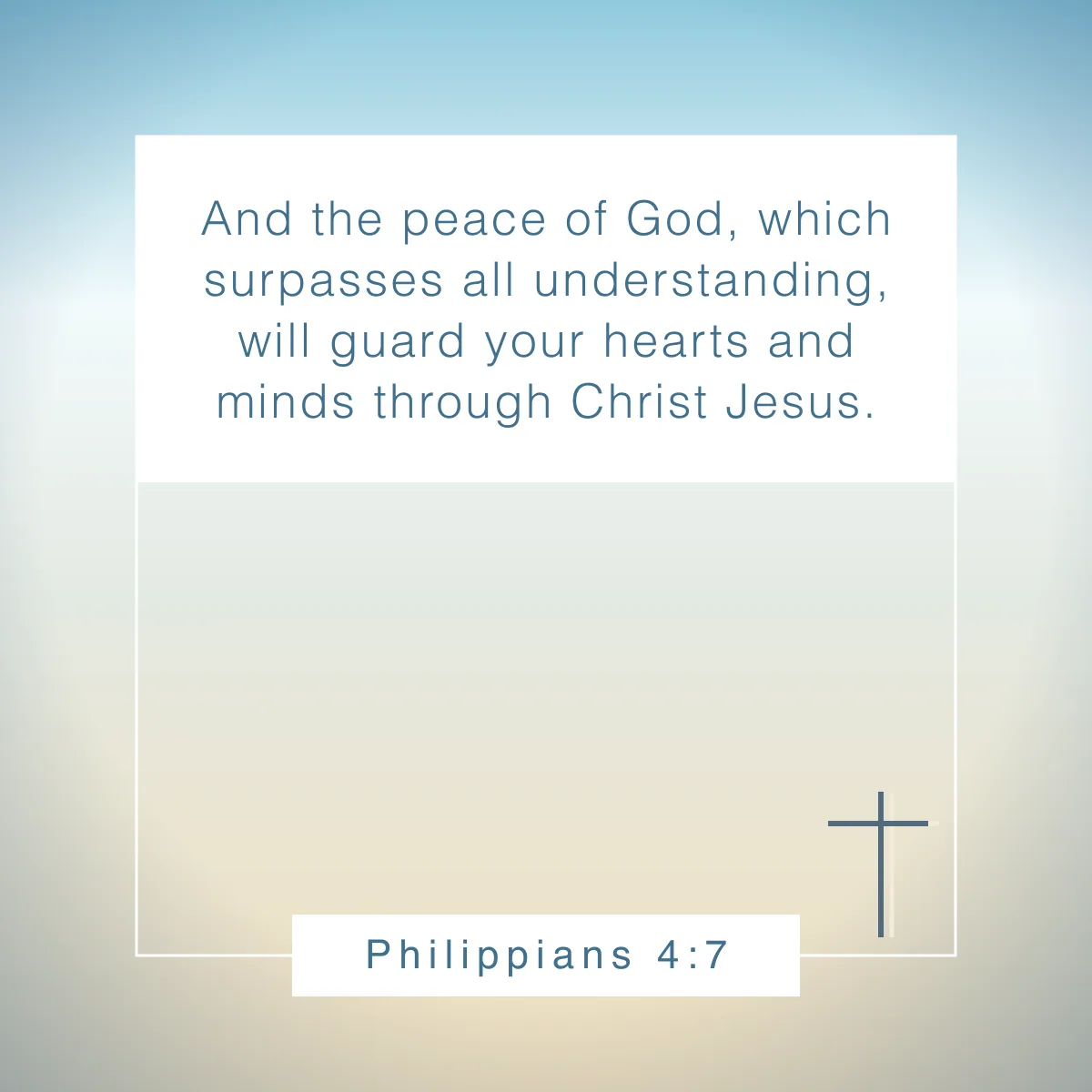 Philippians 4:7 Bible verse about holistic healing