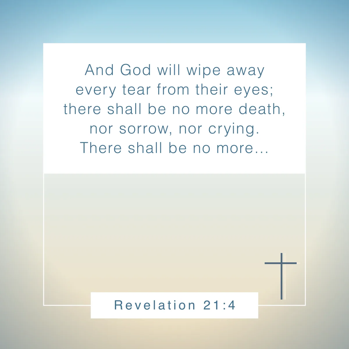 Revelation 21:4 Bible verse about holistic healing