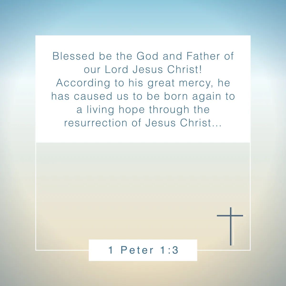 1 Peter 1:3 Bible verse about hope