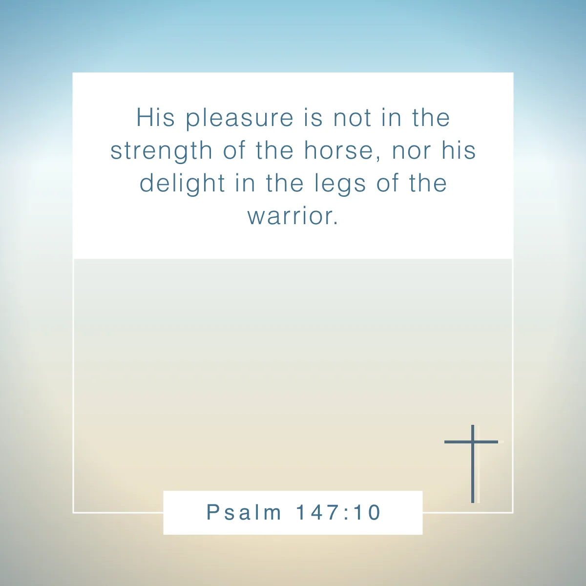 Psalm 147:10 Bible verse about horses