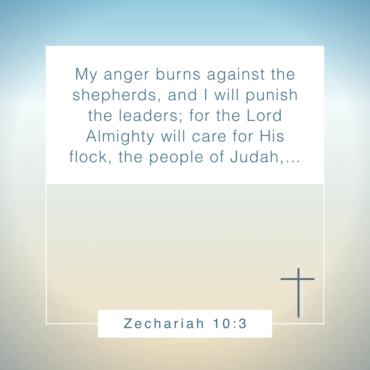 Zechariah 10:3 Bible verse about horses