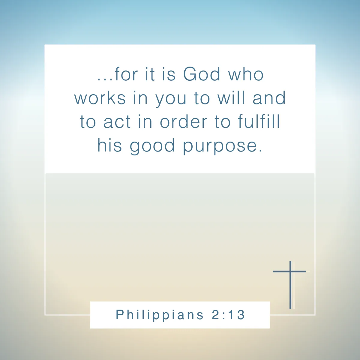 Philippians 2:13 Bible verse about human nature