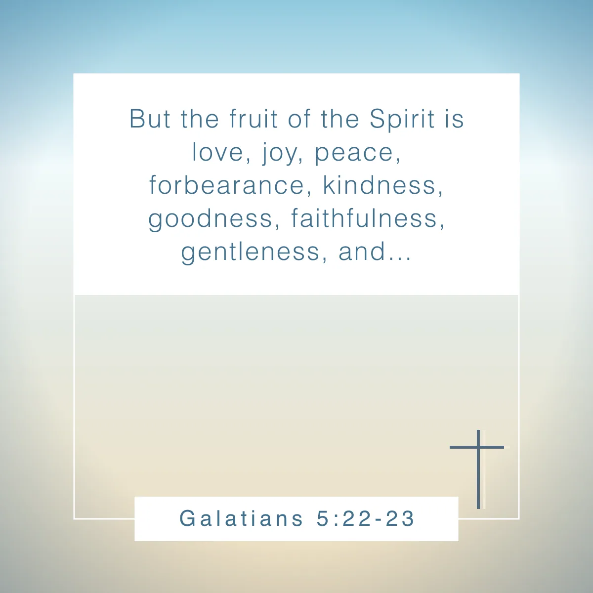 Galatians 5:22-23 Bible verse about love and for Valentine's day