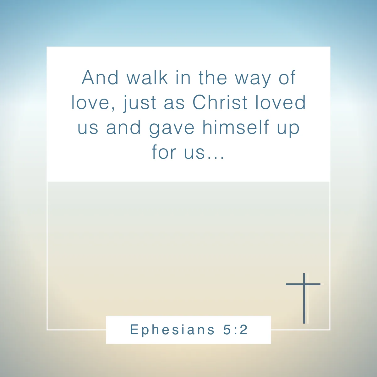 Ephesians 5:2 Bible verse about loving others