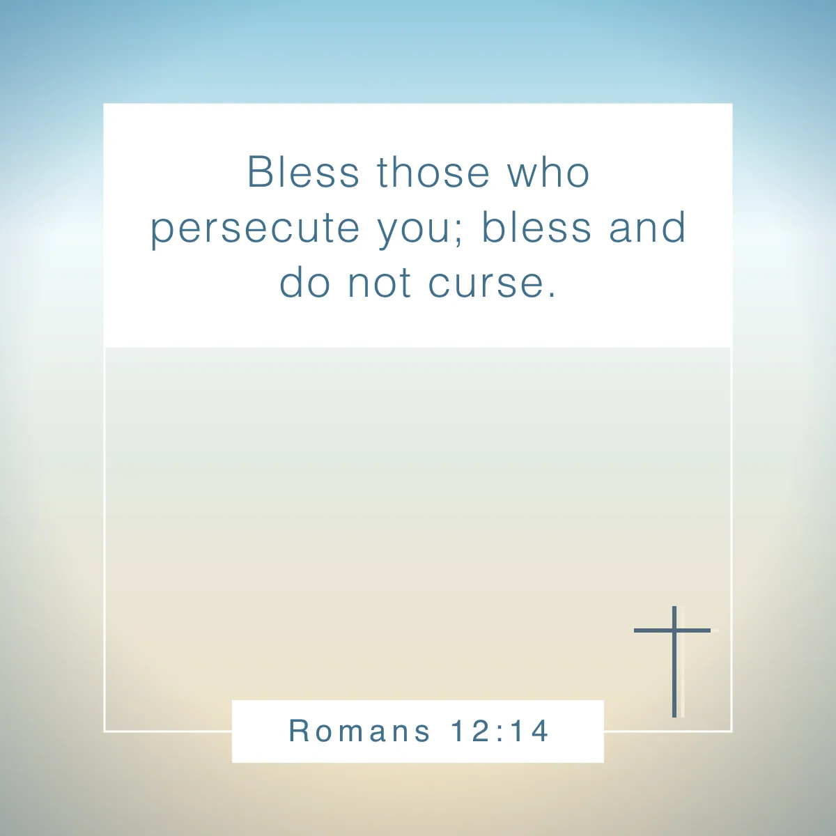 Romans 12:14 Bible verse about loving your enemies