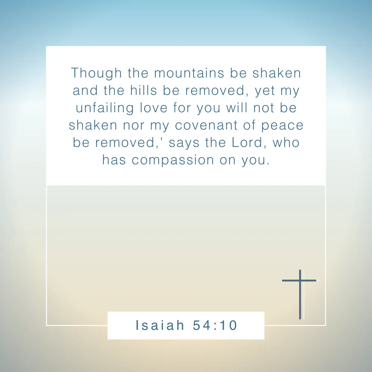 Isaiah 54:10 Bible verse about mountains