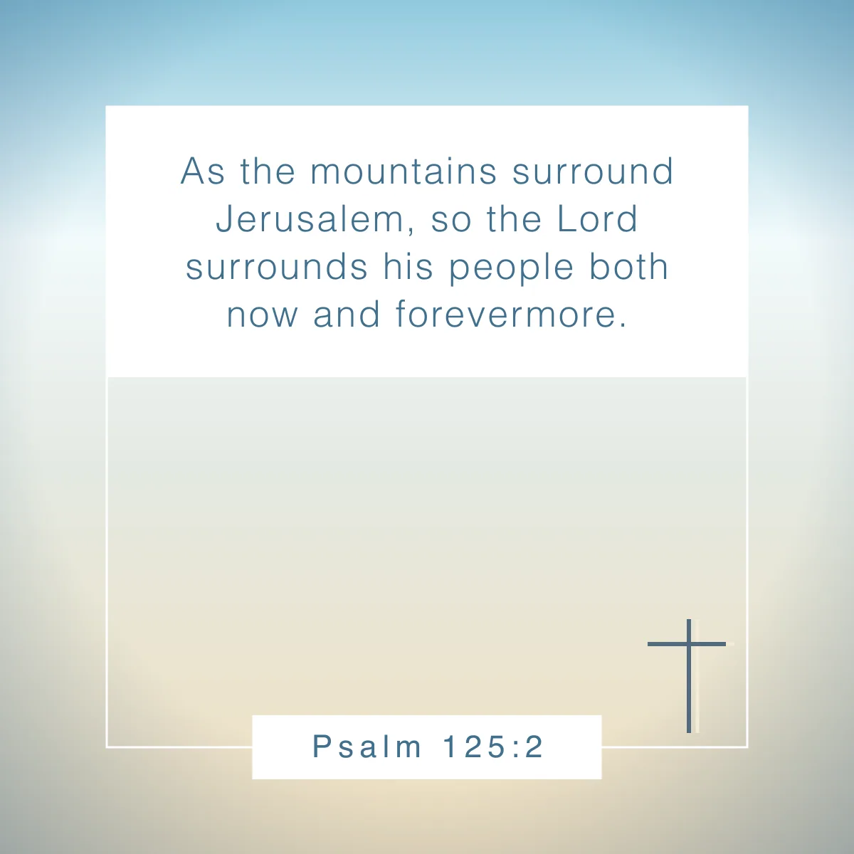 Psalm 125:2 Bible verse about mountains