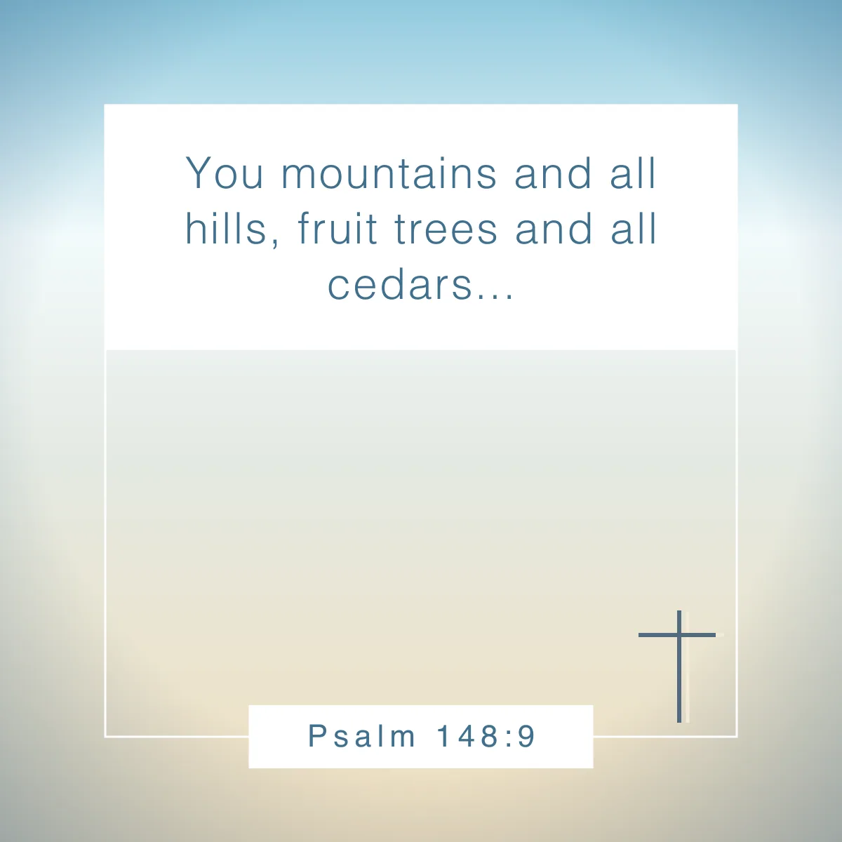 Psalm 148:9 Bible verse about mountains