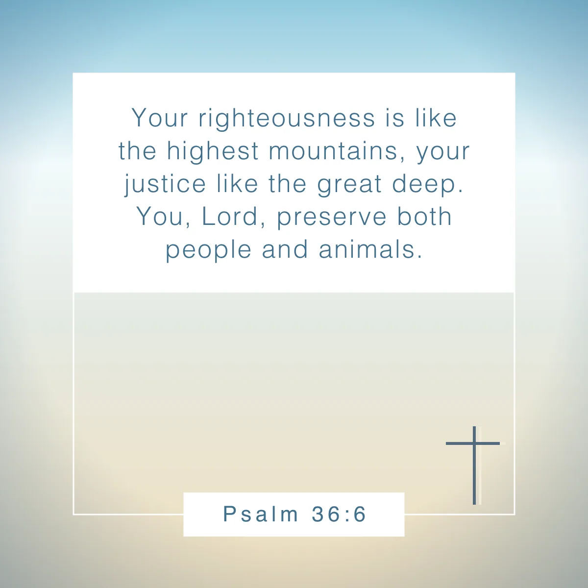 Psalm 36:6 Bible verse about mountains