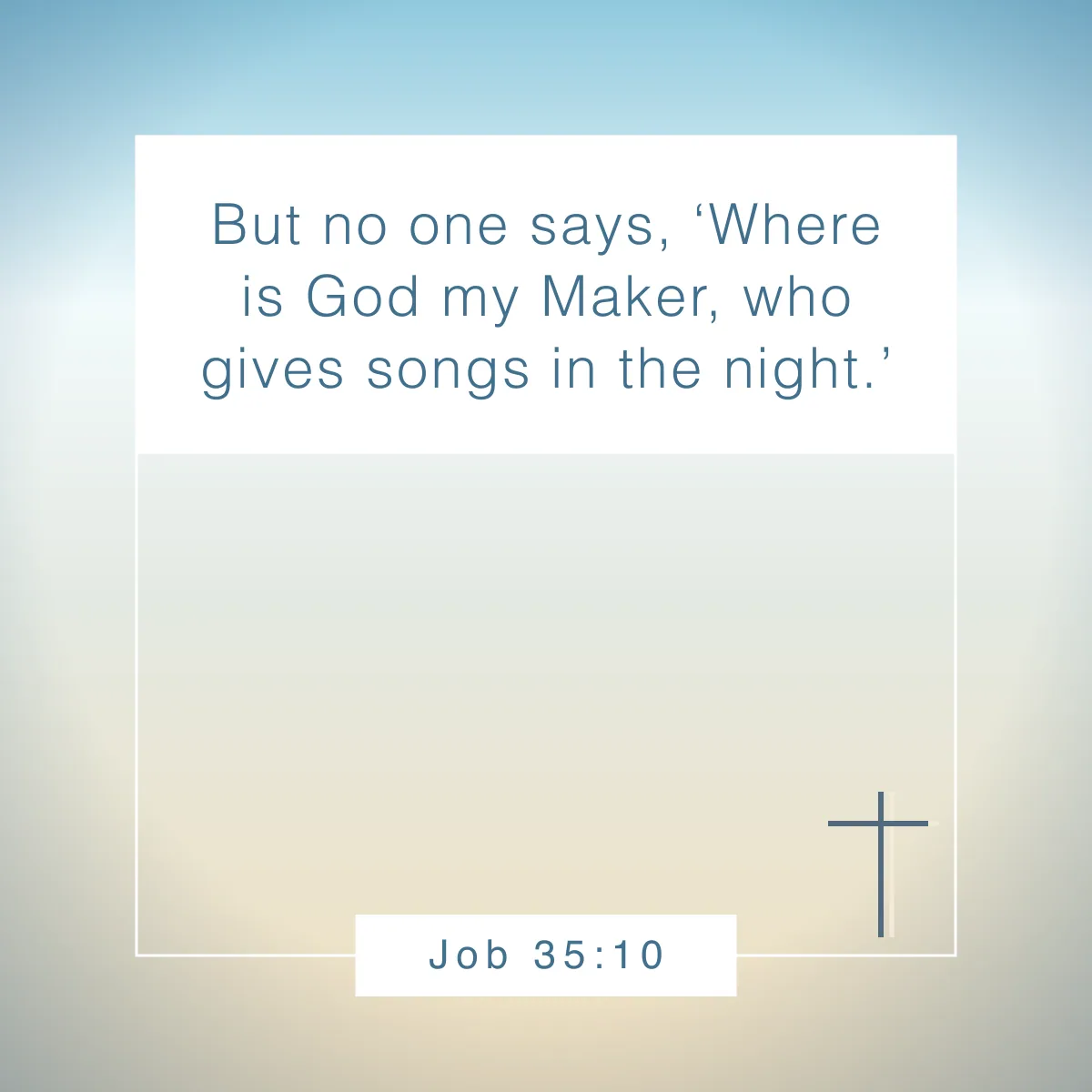 Job 35:10 Bible verse about music