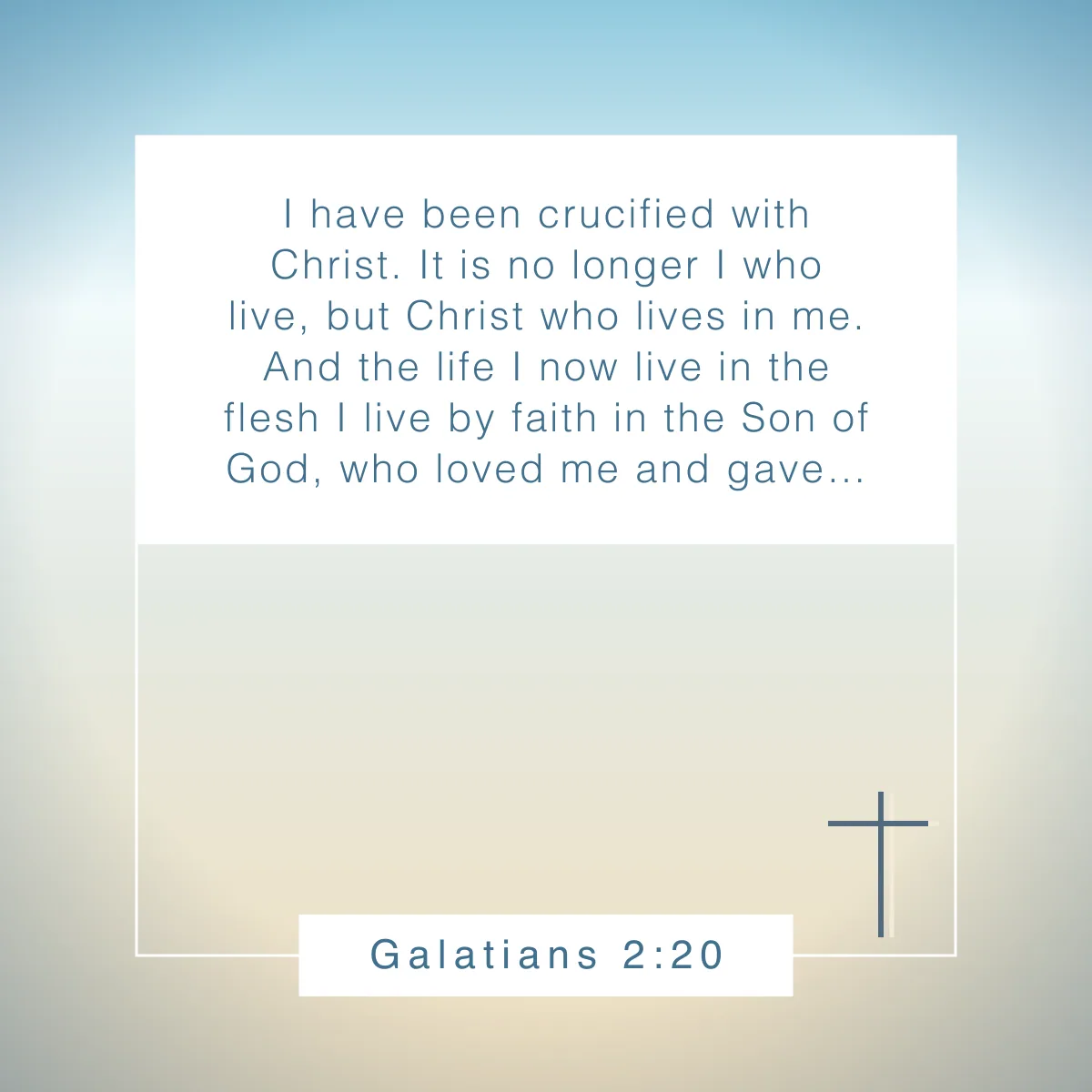 Galatians 2:20 Bible verse about people pleasing