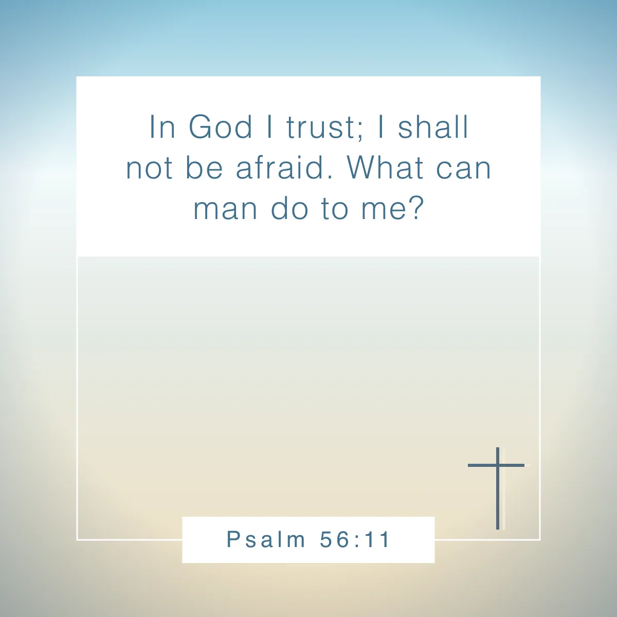 Psalm 56:11 Bible verse about people pleasing