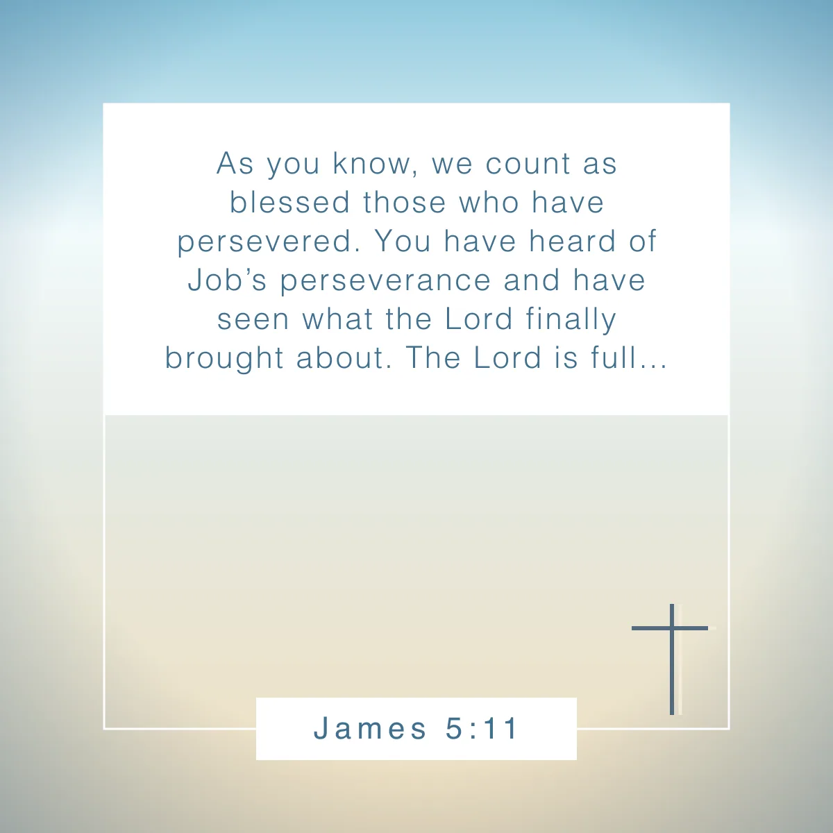James 5:11 Bible verse about perseverance