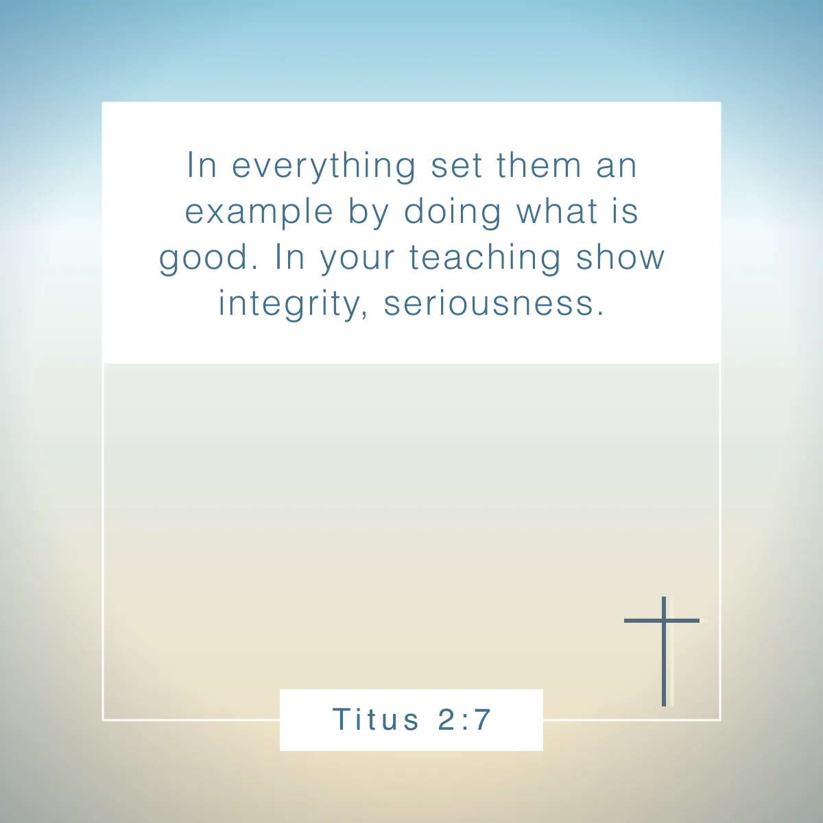 Titus 2:7 Bible verse about respect